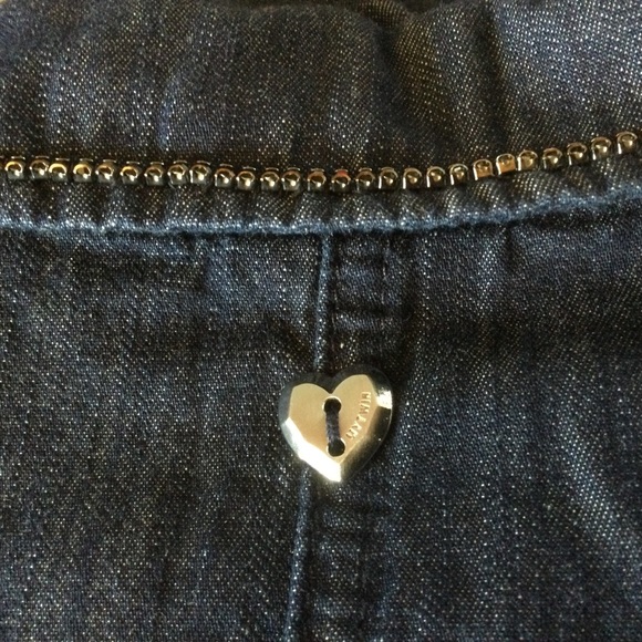 ✔️ Twinset My Twin Beautiful Long Denim Dress Size Small - Picture 7 of 12